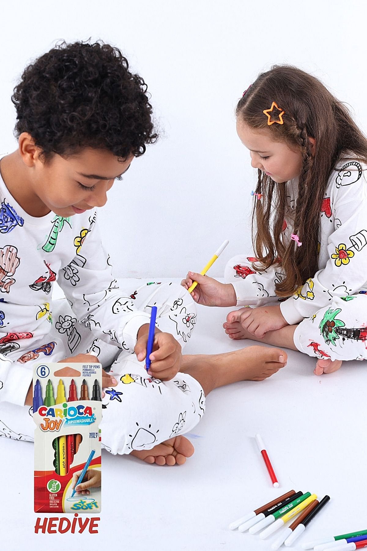 Boyanabilir Çocuk Pijama Takımı