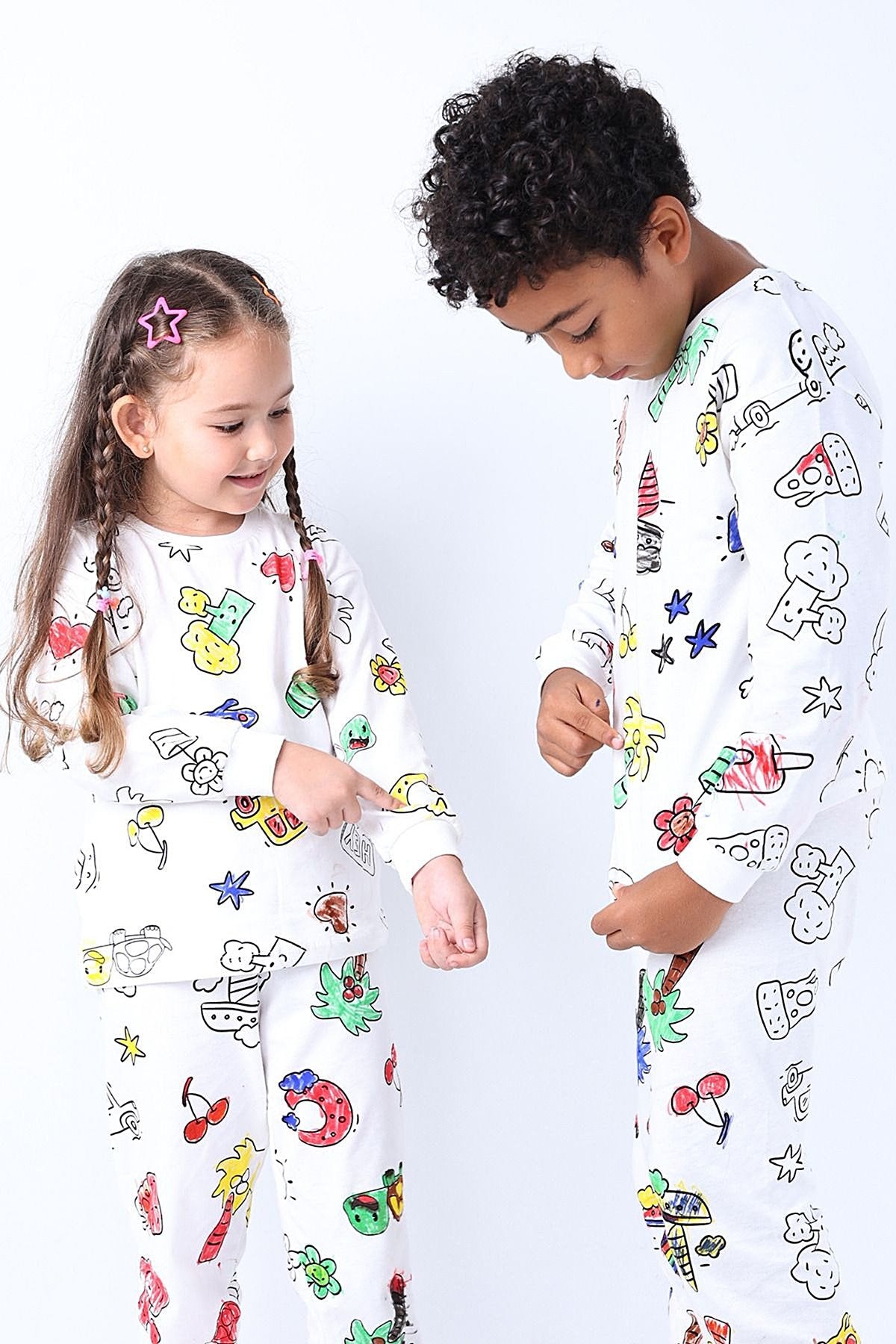Boyanabilir Çocuk Pijama Takımı