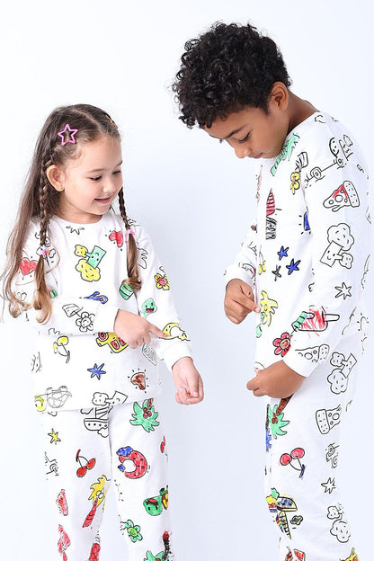 Boyanabilir Çocuk Pijama Takımı